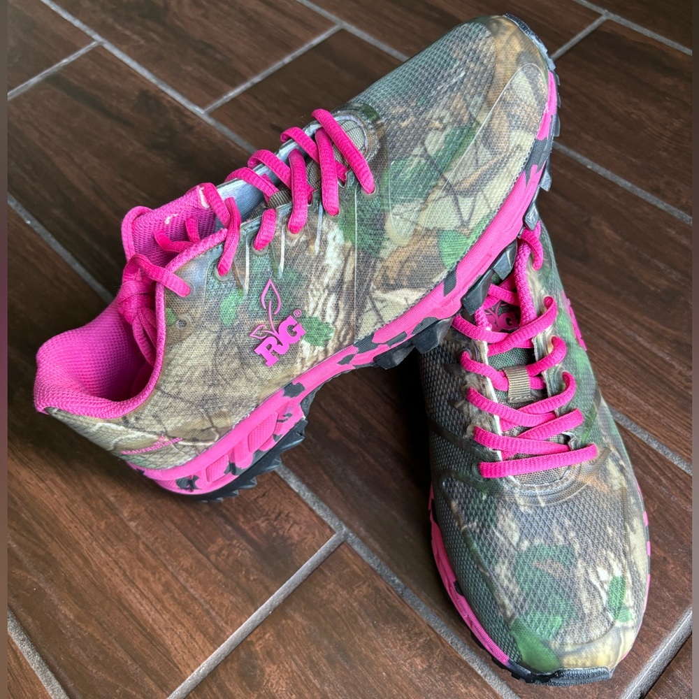 RG RealTree Girl Rattler Shoes Camo with Pink Women’s Size 9